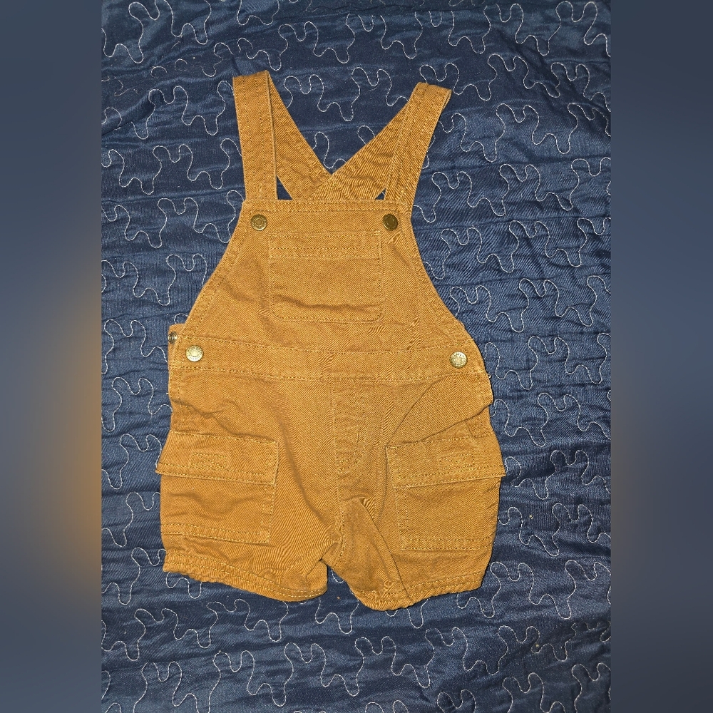 Kids Tan Overalls